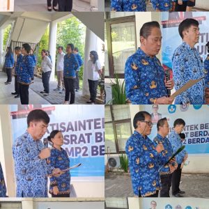 UPACARA MEMPERINGATI HUT KORPRI Di LPMP2 UNSRAT Tanggal 02 Desember 2025